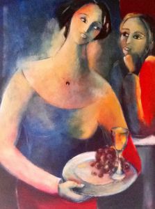 Voir cette oeuvre de L'atelier de Marlene Toutain : la serveuse au raisin