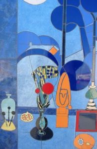 Voir cette oeuvre de jean-marc hild: la fenetre bleue d apres Matise
