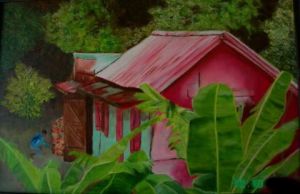 Voir cette oeuvre de paintheodosia: Case creole dans les hauts