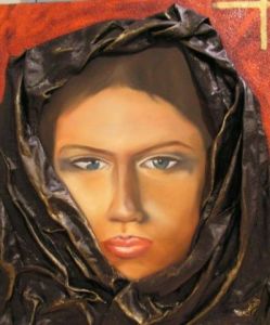Peinture de MayB: Femme touareg