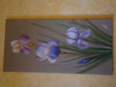 L'artiste Francoise Caput - majestueuse iris