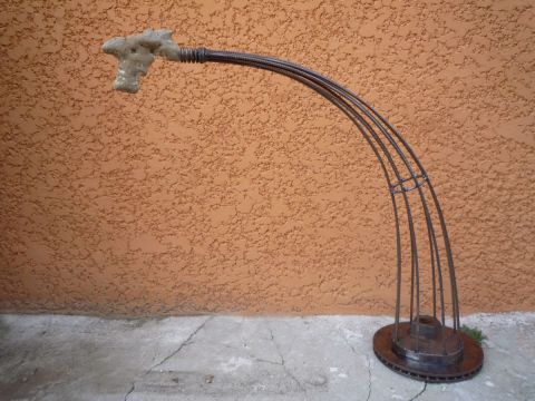 Le disque et la pierre - Sculpture - Joel Gorlier