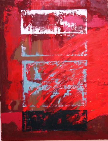 Rouge I - Peinture - FABRICE FLAMAND