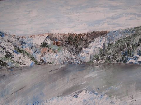 lac gele - Peinture - Gilles Fabre