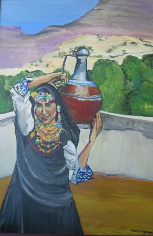 L'artiste MA CHABANNE - La porteuse d'eau