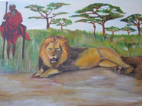 Tanzanie - Peinture - MA CHABANNE
