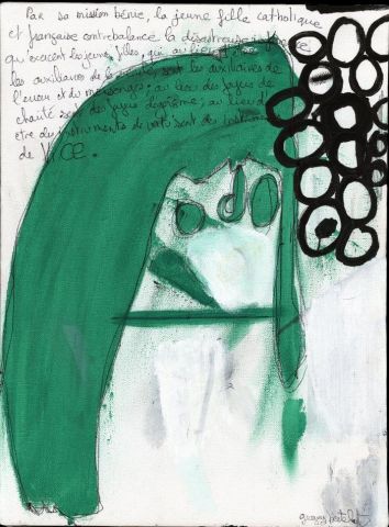L'artiste danstaface - jeune fille verte