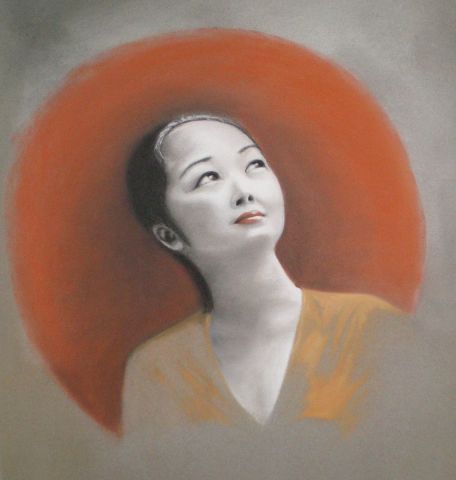 soleil levant - Peinture - Hak laurence