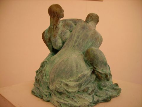 Corps a corps - Sculpture - orlando miracco
