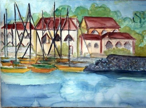 L'artiste tirsata - maisons sur eau