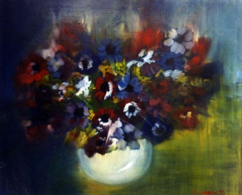 Anemones - Peinture - Patricia CAMBON