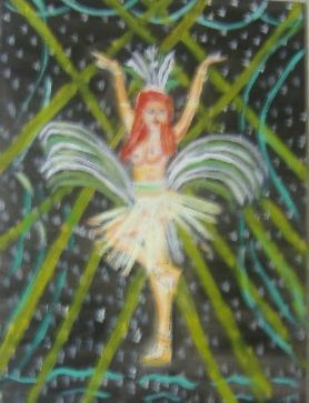danseuse du Lido - Peinture - 302hubertg
