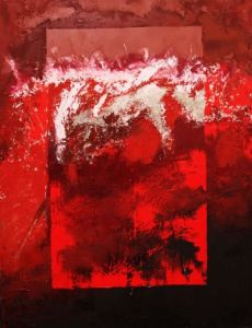 Peinture de FABRICE FLAMAND: Rouge III