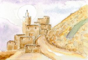 Voir cette oeuvre de Nuit de soleil: village berbere