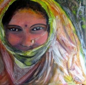 Voir cette oeuvre de annielasry: Portrait de femme indienne