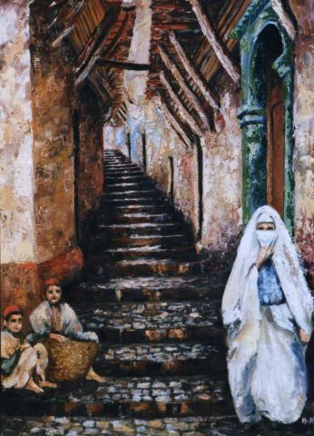 Casbah  d' Alger - Peinture - krimo