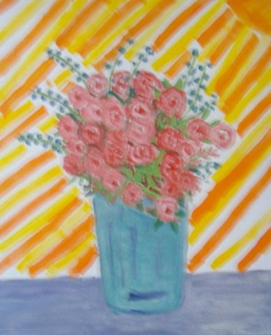 Rose de France - Peinture - 302hubertg