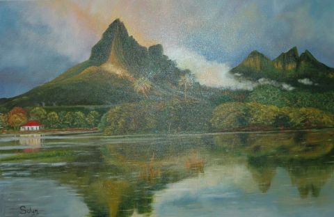 Ile Maurice Montagne remparts 112 - Peinture - SOLYN