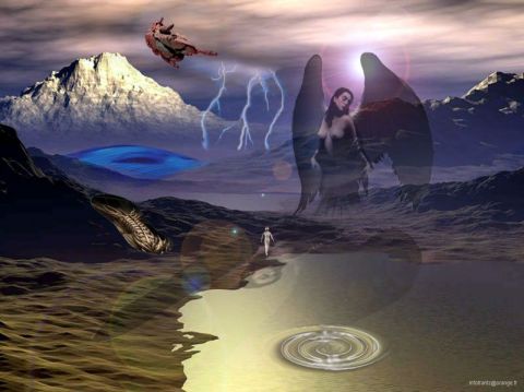 Apparitions  -  MF037-3D - Art numerique - Frantz