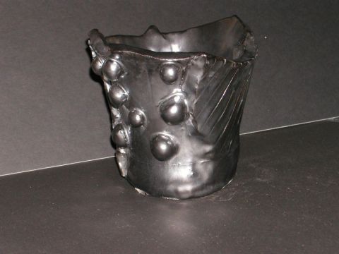 Noir metallique - Sculpture - LENOIL