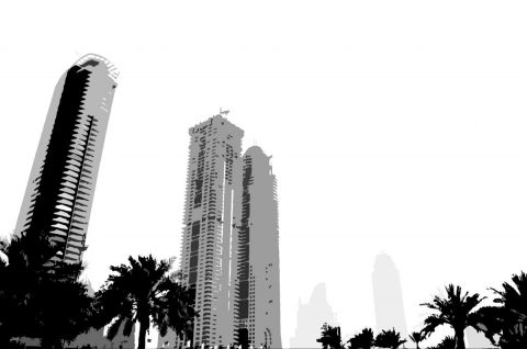 shadows off Dubai_ - Art numerique - Emmanuel mahe