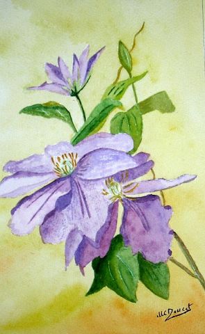 violettes - Peinture - arcencieldeMarie
