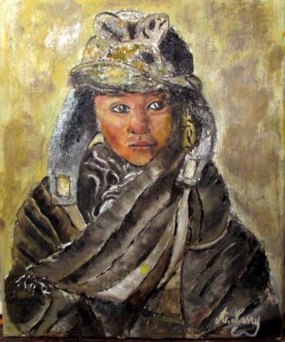 Jeune nomade - Peinture - annielasry