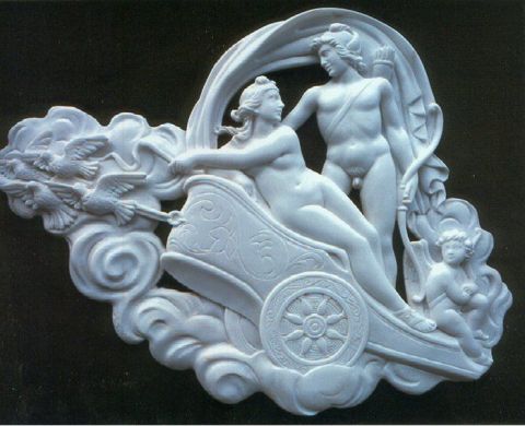Elena e Paride - Sculpture - Davide Zaffaroni