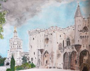 Voir cette oeuvre de framich: Avignon - le palais des papes
