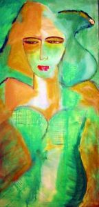 Voir cette oeuvre de Pilar Bamba: Te pintare de verde