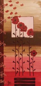 Voir le détail de cette oeuvre: Floral framboise