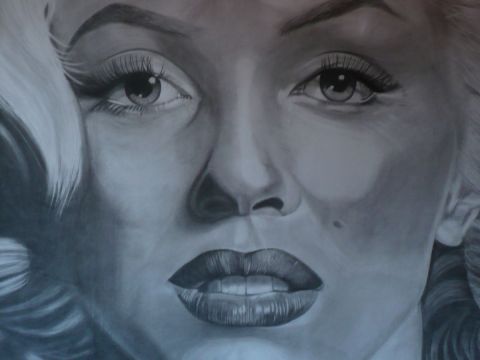 Marilyn Monroe - Dessin - sand'