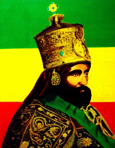 Le Couronnement Haile Selassie - Peinture - KEDUS