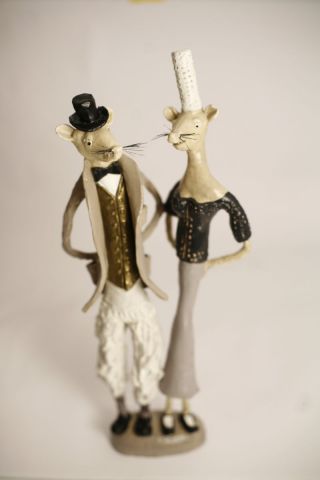 Fanch et Noella - Sculpture - GILBERT PAIN