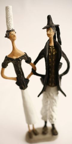 Briac et Josepha - Sculpture - GILBERT PAIN