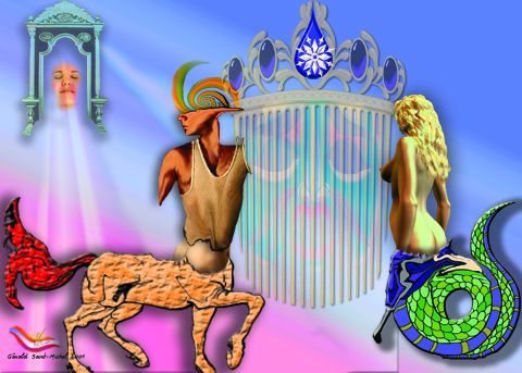 Le masque du desir - Art numerique - Gerald SAINT-MICHEL