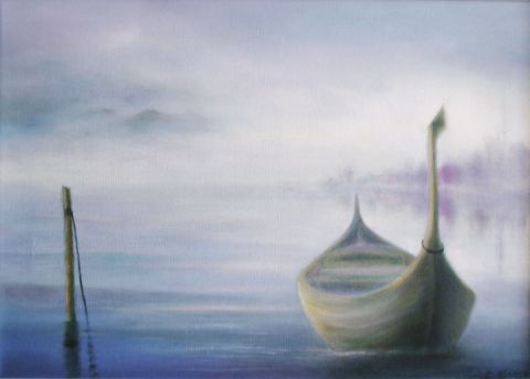 L'artiste laila stauffert - La barque voyage initiatique