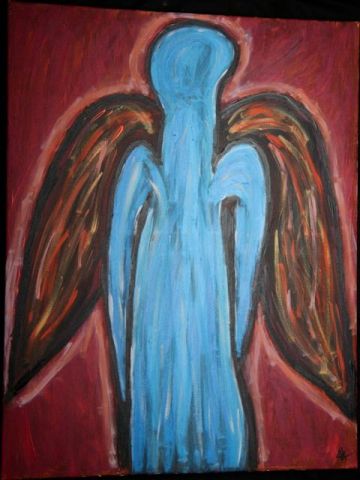 L'artiste Lilou - L'ange bleu