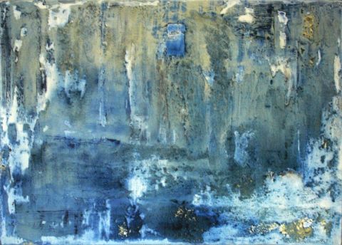 L'artiste carina cornelissen - periode bleue n6