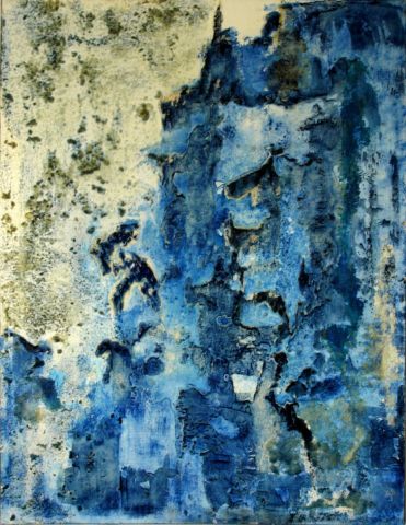 L'artiste carina cornelissen - periode bleue n1