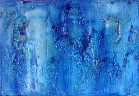 L'artiste carina cornelissen - periode bleue n9