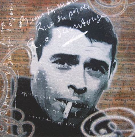 L'artiste alfeo - Portrait Jacques BREL a la cigarette