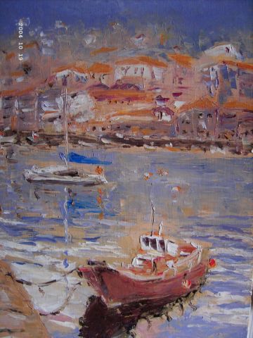 port  galicien - Peinture - Peregrino