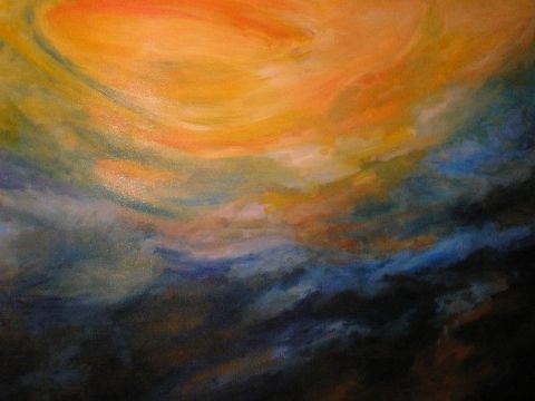 Le 1er jour - Peinture - Catherine FALIZE
