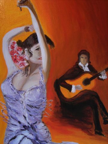 L'artiste Peregrino - danseuse de Flamenco