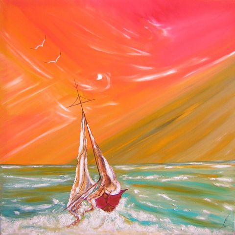 EVASION - Peinture - PLUME
