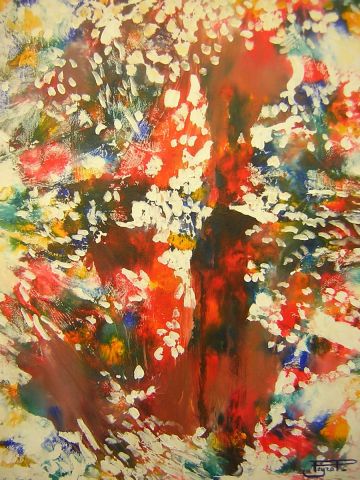 Reflexion - Peinture - Peyrat patrick