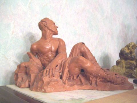 l'esclave - Sculpture - Gines