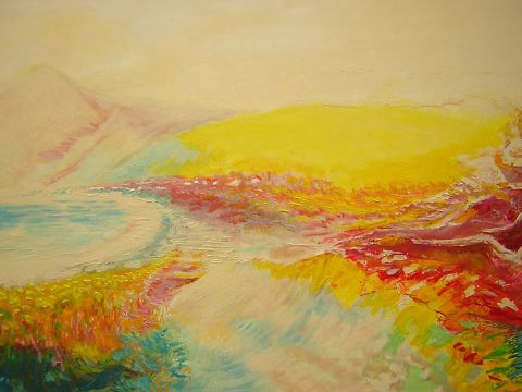 Dune ensoleillee - Peinture - Peyrat patrick