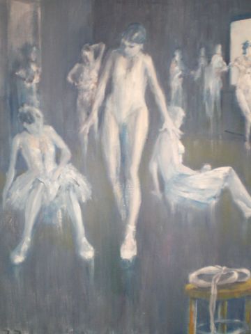 ecole de danse - Peinture - Walter ROVIRA